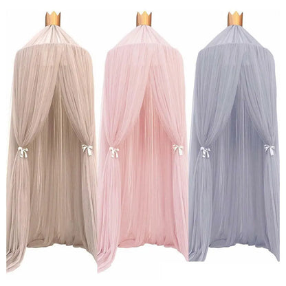 Baby Bed Canopy Mosquito Net – Hanging Crib Tulle Curtains for Nursery & Children’s Room Decor