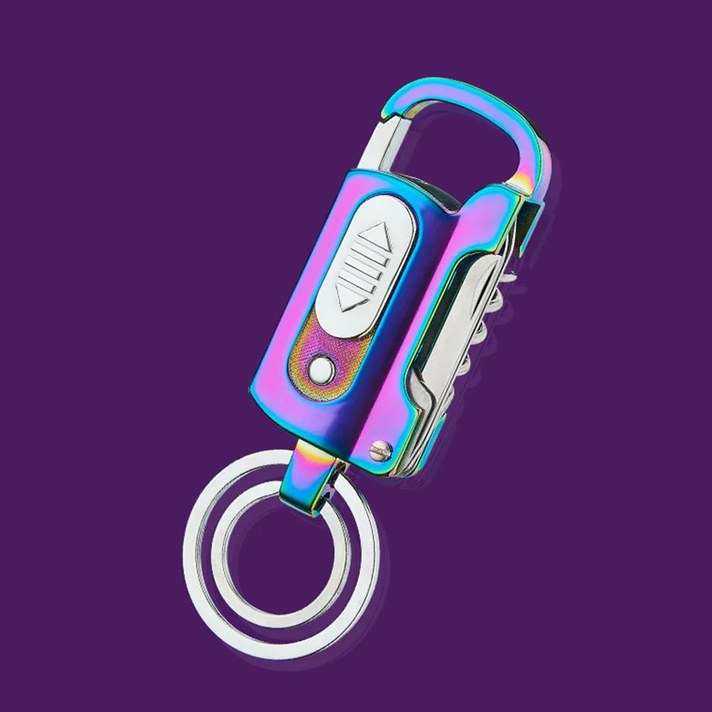 Multifunctional keychain lighter