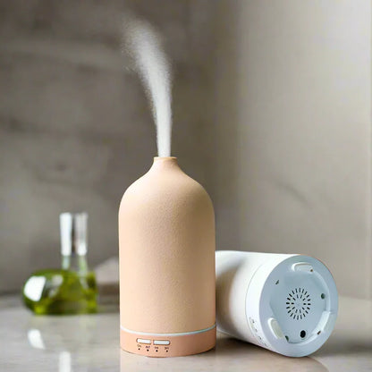 Ceramic Electric Aromatherapy Light Diffuser Humidifier - UK, EU, US & AUS Plug