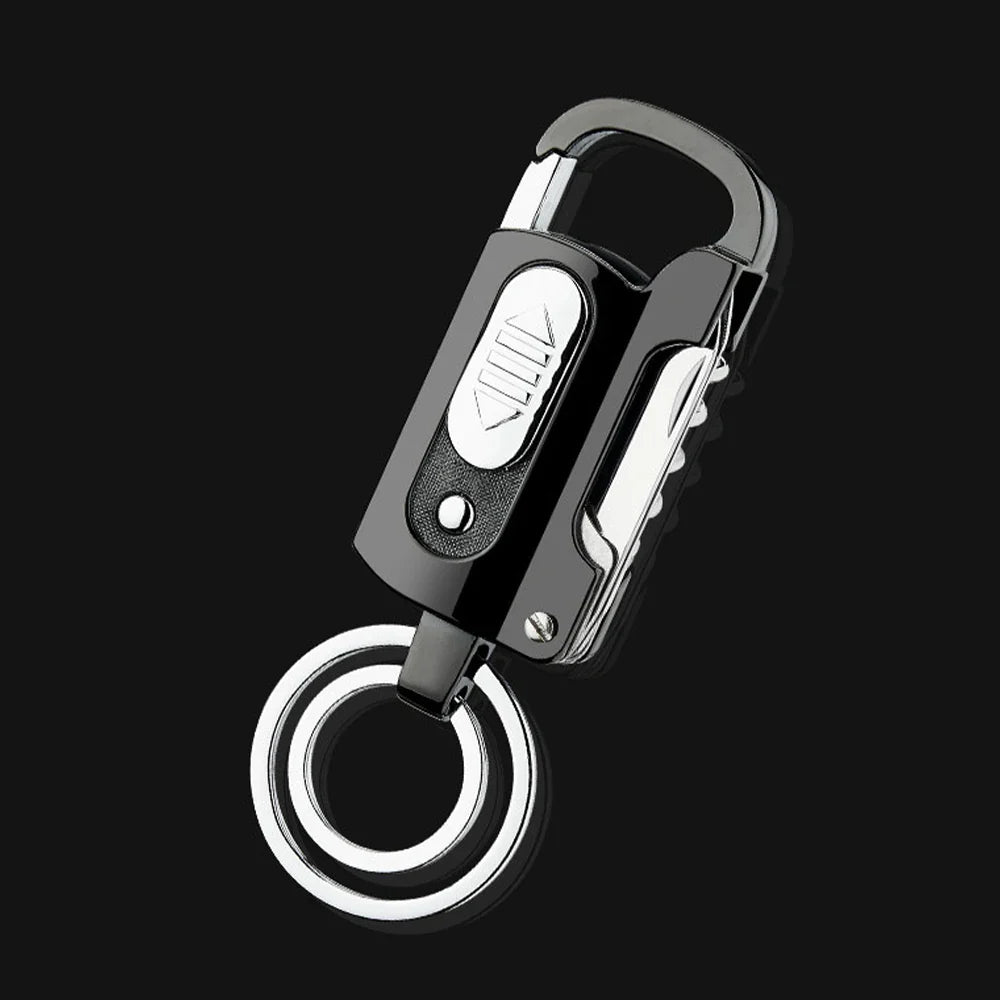 Multifunctional keychain lighter