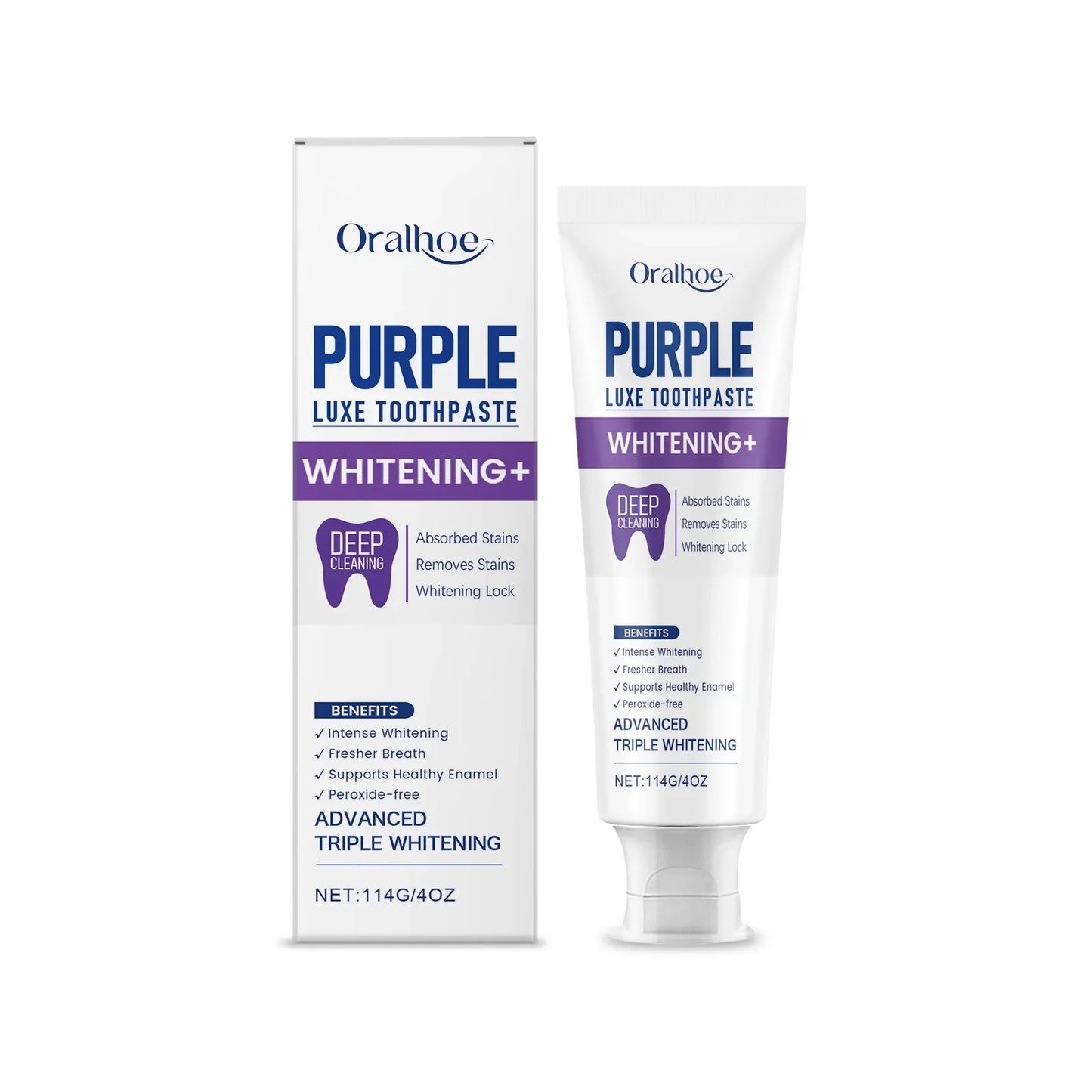 Purple Teeth Whitening Luxe Toothpaste