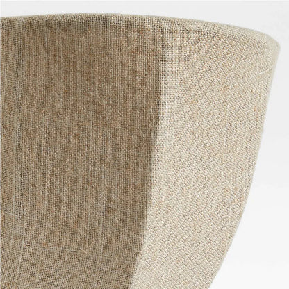 Decorative Shaded Retro Linen Wall Sconce Light with Pull Chain