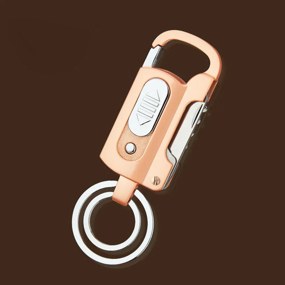 Multifunctional keychain lighter