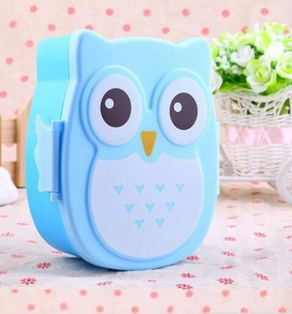 Portable Kids Lunch Box – Plastic Bento Food Container with Cutlery for School & Travel