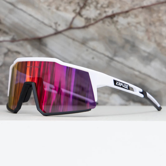 Kapvoe Men’s Cycling Glasses – UV400 Sports Sunglasses for Road & MTB Riding