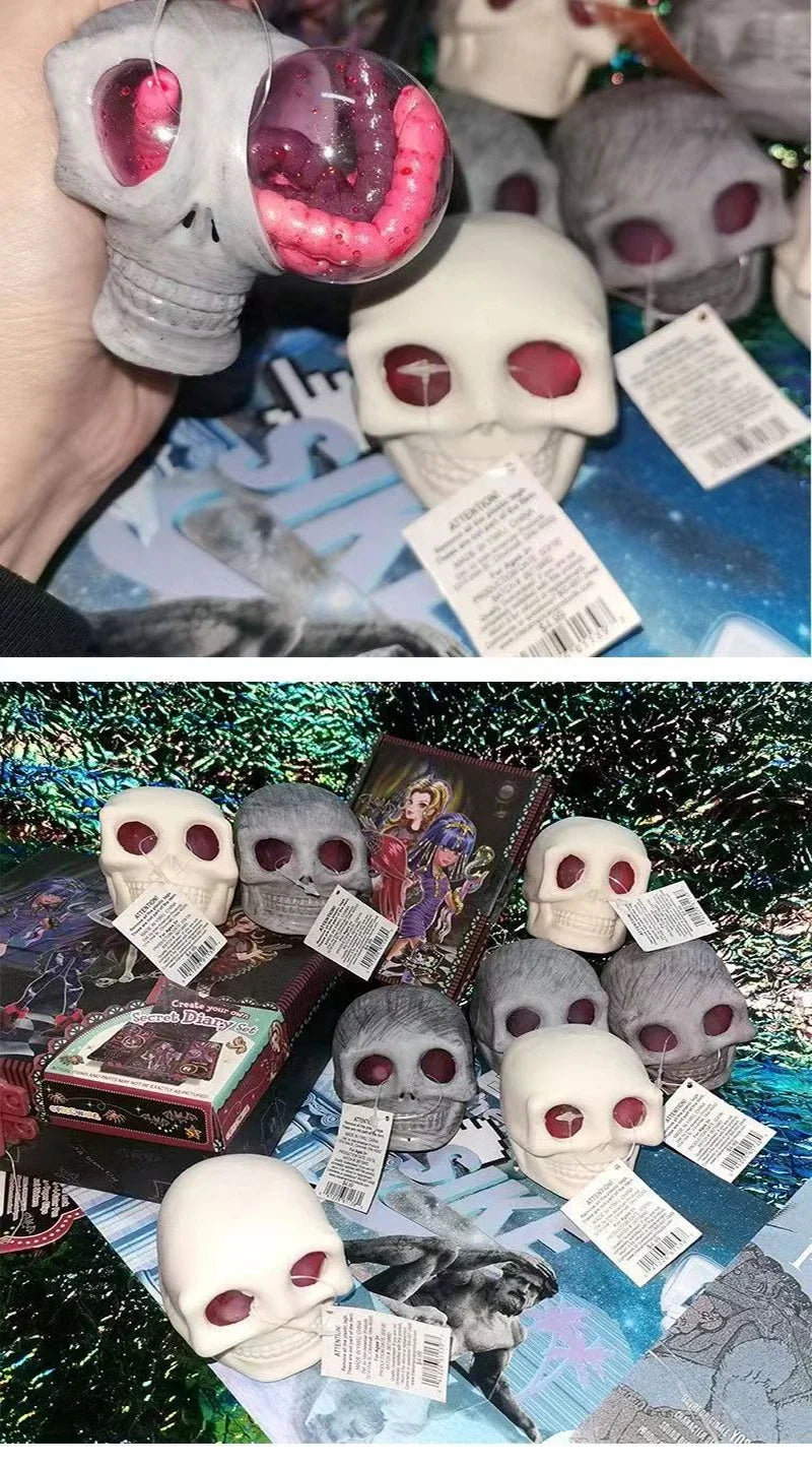 Skull Head Squeeze Fidget Toy