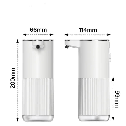 HQ Automatic Soap Dispenser – 360ml Type-C Rechargeable Foaming Hand Washer with 4-Level Foam Control