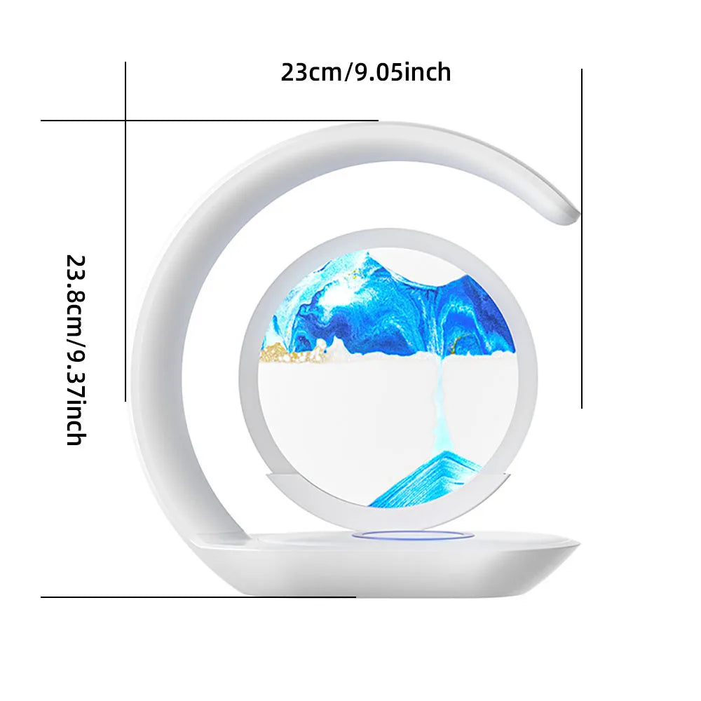 Quicksand Night Lamp With Wireless Charger