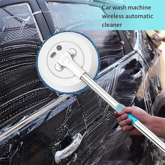 Wireless Electric Spin Mop – 2-in-1 Automatic Wet & Dry Floor Cleaner for Home, Car & Windows