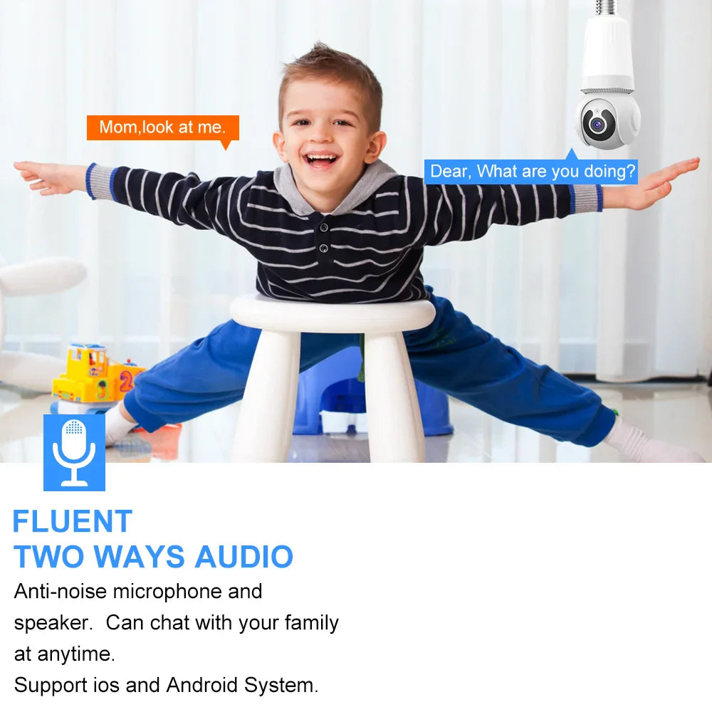 Smart Bulb Security Camera