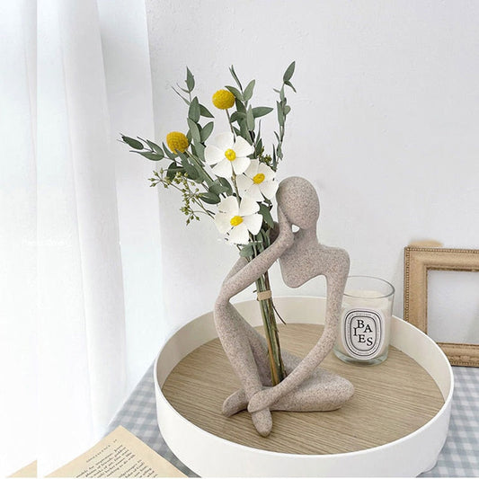 Abstract Thinker Statue