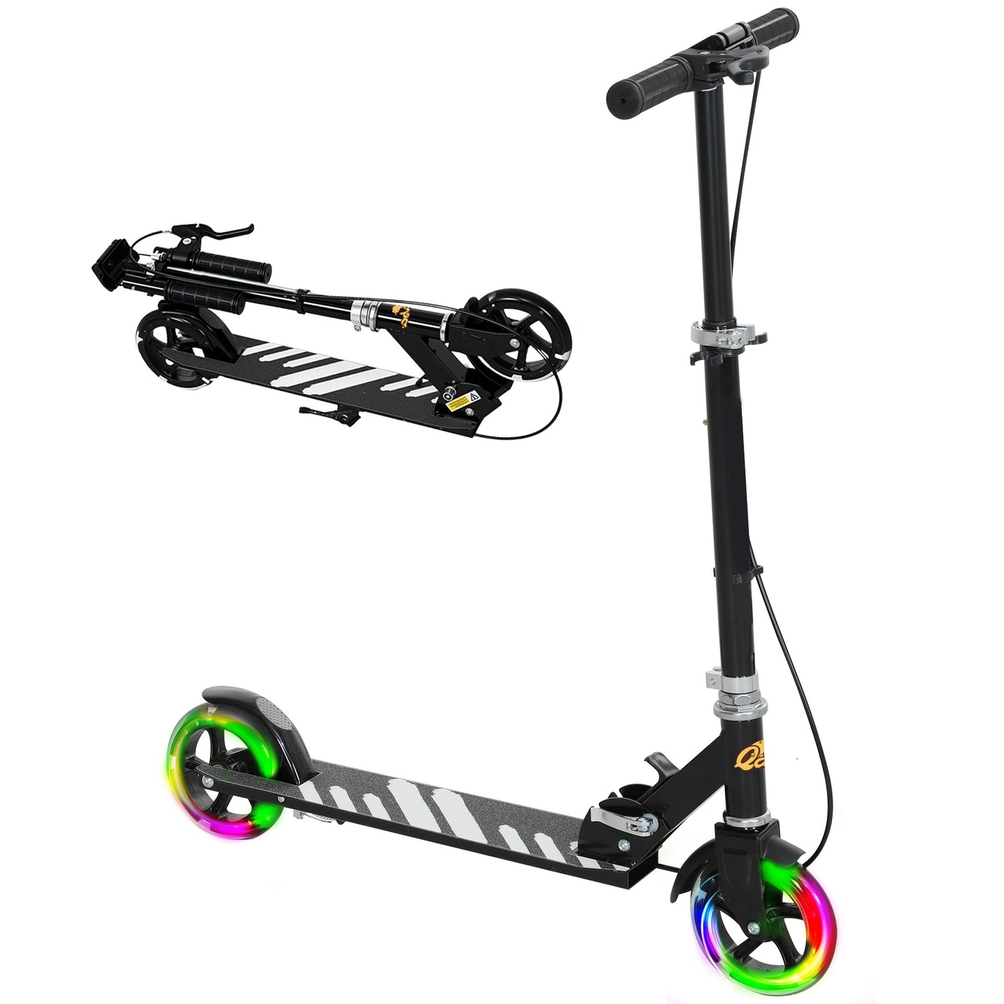 AIYAPLAY Kids Folding Scooter with Wheels