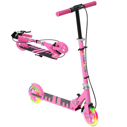AIYAPLAY Kids Folding Scooter with Wheels
