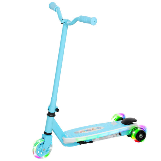 AIYAPLAY Kids Electric Scooter with Balance Wheels for Ages 4-7