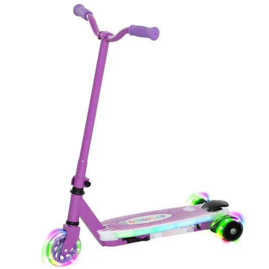 AIYAPLAY Kids Electric Scooter with Balance Wheels for Ages 4-7