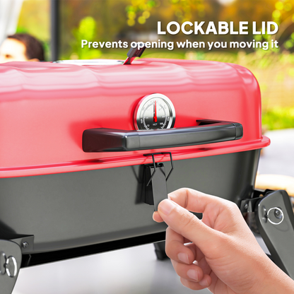 Portable Charcoal BBQ Grill – Perfect for Camping Adventures