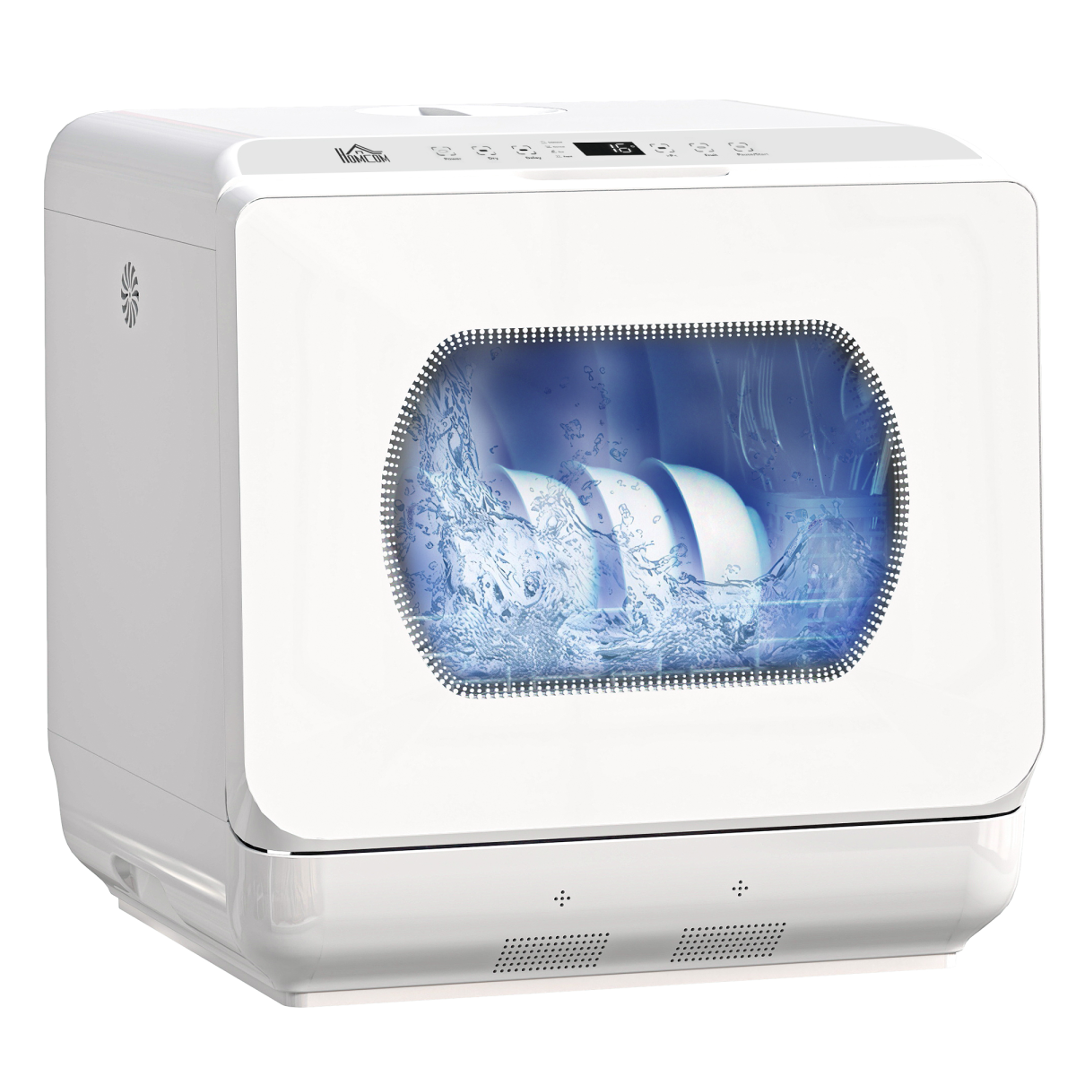 Compact 4-Place Dishwasher: 6 Programs for Effortless Cleaning