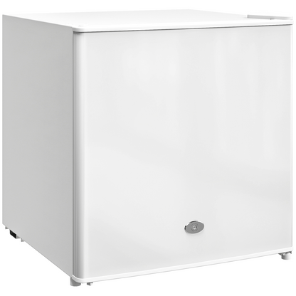 35L Compact Tabletop Freezer - Space-Saving Black Design with Keys