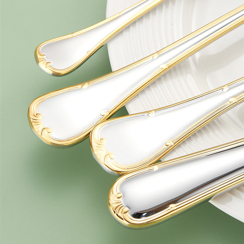 Selena Gold Edge Luxury Cutlery Set
