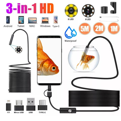 USB Endoscope Waterproof Inspection Camera