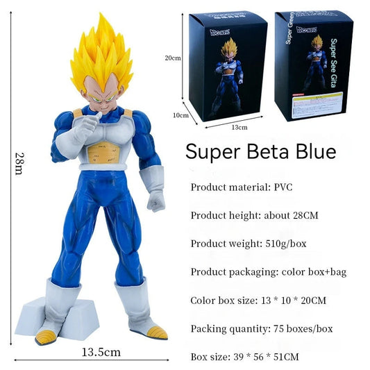 Dragon Ball Rewards Super Vegeta Standing Posture Yellow Hair Blue Hair Figurine Model