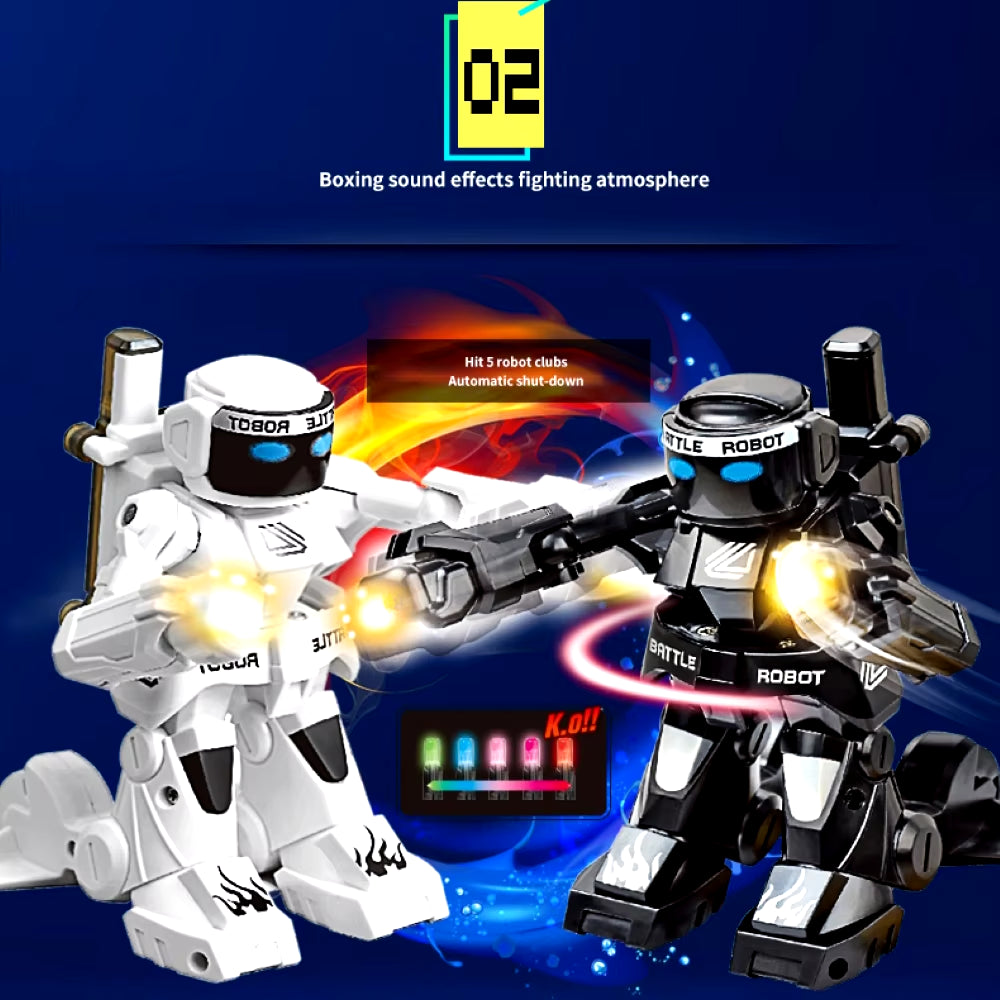 Ultimate RC Robot Battle Boxing Toy - Remote Control Humanoid Fighting Robot with Dual Joystick Control for Kids