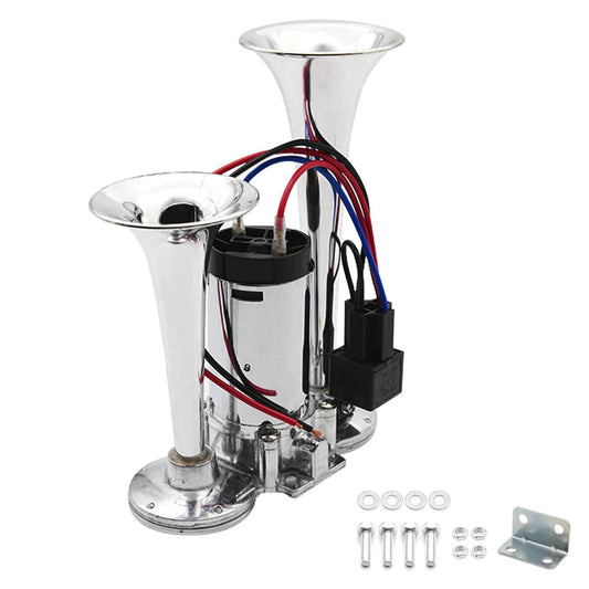 Car Electric Dual Horn Truck Boat Train Speaker: Loudest Trumpets 600DB