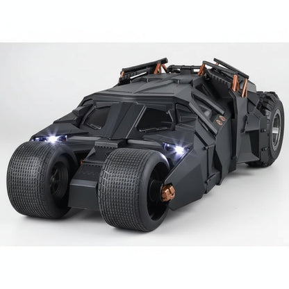 1:18 Batmobile Car Model Toy the Dark Knight Trilogy Sound Light Sliding Spray Alloy Vehicle Models