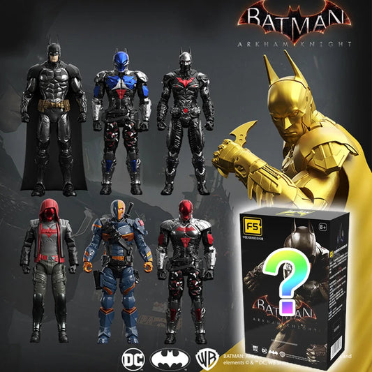 F5 Batman Arkham Knight Blind Box Action Figures - Collectible 10cm Models, 7 Unique Styles, Perfect Gift for Boys!