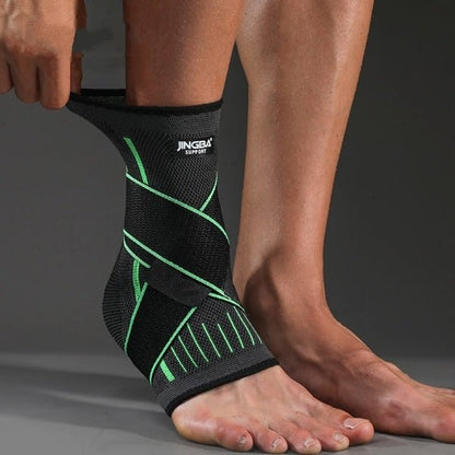 Ankle Support Sleeve With Bandage