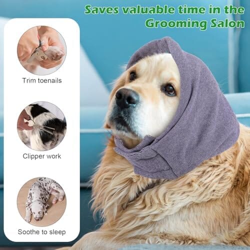 Anxiety Relief Adjustable Pet Ear Muffs for Noise Protection