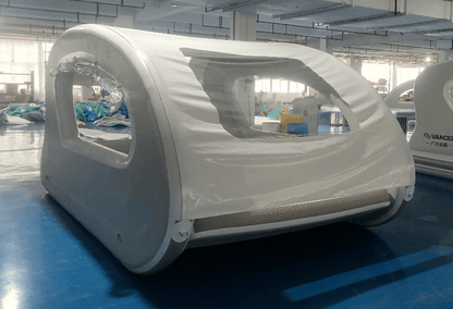 AquaCat: Electric Pontoon Boat, PVC DWF Catamaran