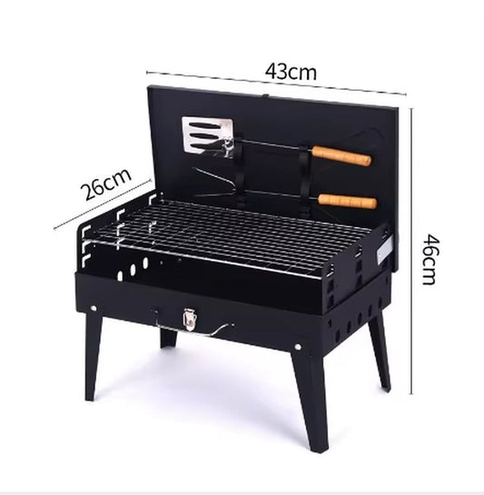 Portable Folding Charcoal Barbecue Grill