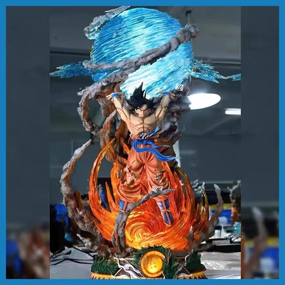 25Cm Dragon Ball Anime Spirit Bomb Sou Goku Action Figure Super Saiya Collection Toy Gift