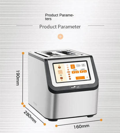 BrecoTouch Pro: High-Speed Smart Toaster for Perfectly Toasted Bread Every Time