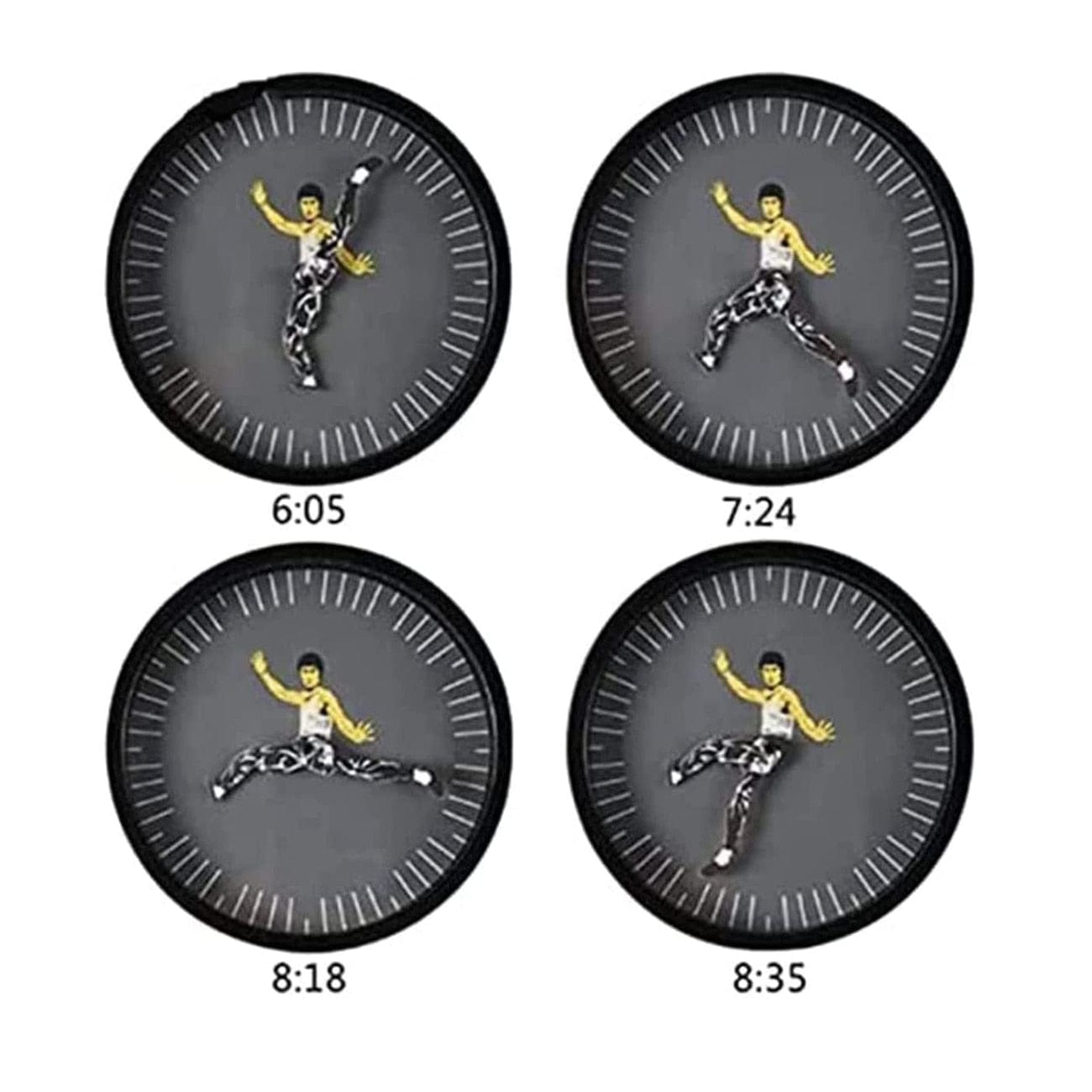 Bruce Lee Timekeeper - Martial Arts Wall Clock | Legendary Tribute to the Master