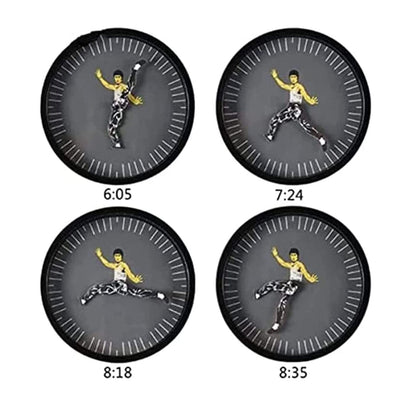 Bruce Lee Timekeeper - Martial Arts Wall Clock | Legendary Tribute to the Master