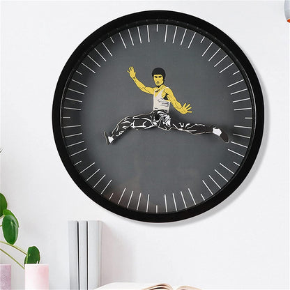 Bruce Lee Timekeeper - Martial Arts Wall Clock | Legendary Tribute to the Master