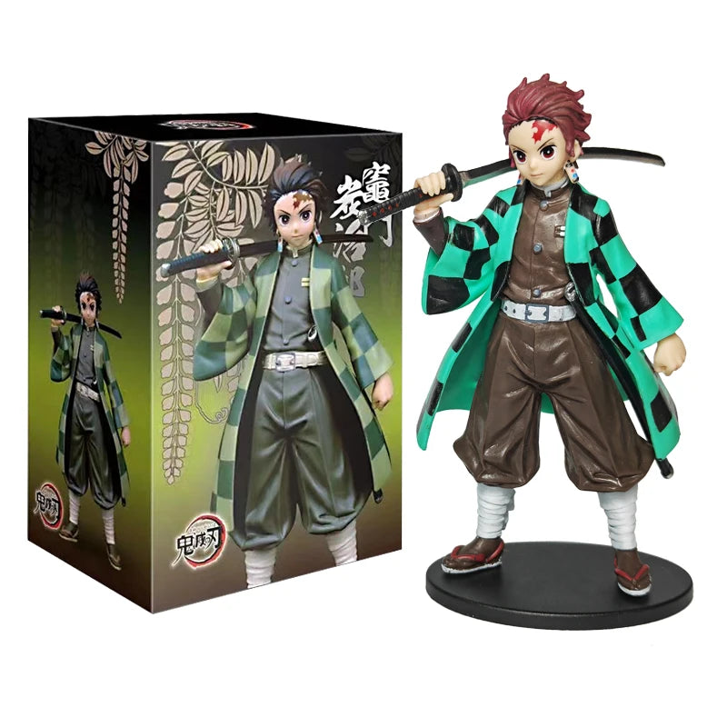 Ultimate Anime Demon Slayer Action Figures Set - Kamado Tanjirou, Nezuko, Zenitsu & Inosuke PVC Collectibles