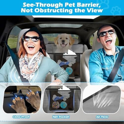 Car Divider Back Seat Barrier for Midsized Pickup