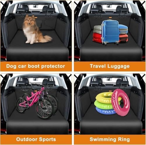 Cargo Liner for Dog - Nonslip Waterproof Pet Dog Back Seat Cover -