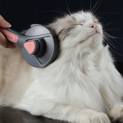 Cat Brush For Long Hair - Comb For Shedding, Cleaning Slicker Brush For Dogs Cats