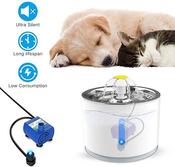 Cat Water fountain - Automatic waterfall For Cat And Dog Easy Drinking