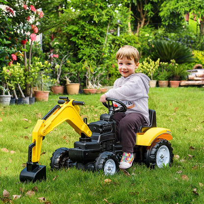 Pedal Power Kids' Ride-On Digger