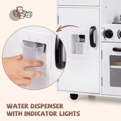 Play Kitchen Toy Set with Oven Real Sounds and Lights