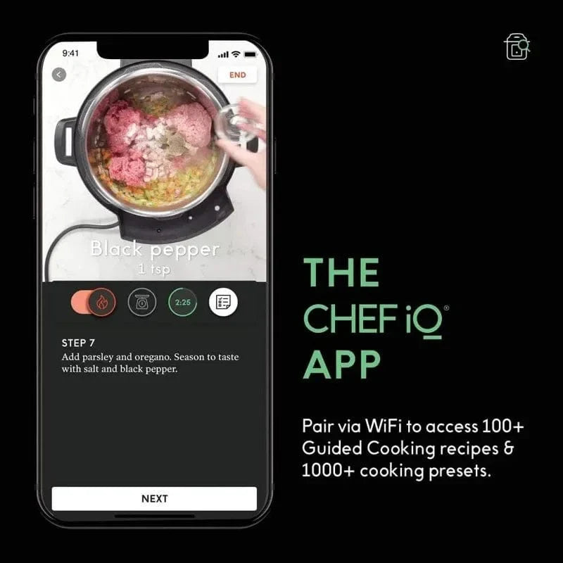 CHEF iQ Smart Built-in Scale Pressure Cooker