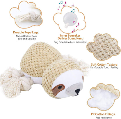 Cotton Plush Squeaky Dog Toys