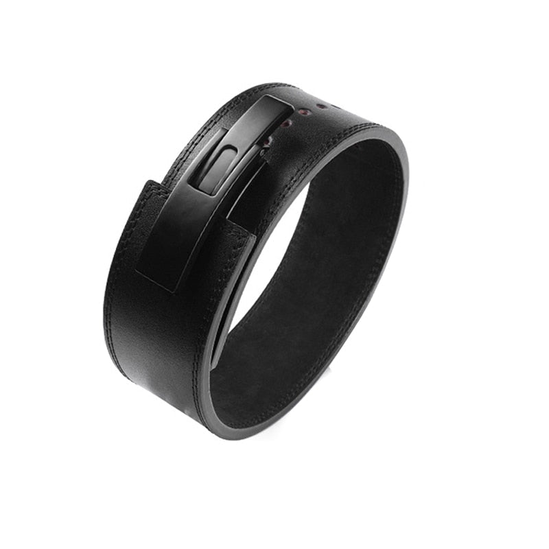 Cowhide Wide Weightlifting Belt