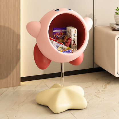 Creative Pink Fat Man Book & Snack Shelf