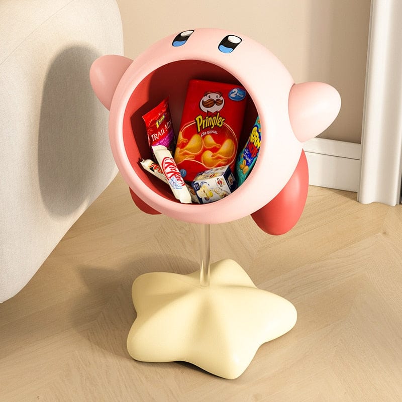 Creative Pink Fat Man Book & Snack Shelf